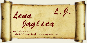 Lena Jaglica vizit kartica